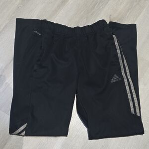 adidas Black AEROREADY Athletic Pants with Reflective Detail